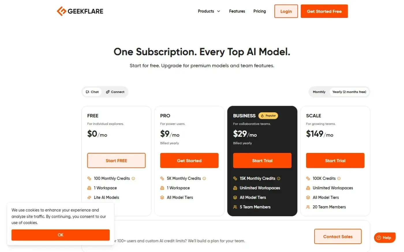 Geekflare — Pricing page