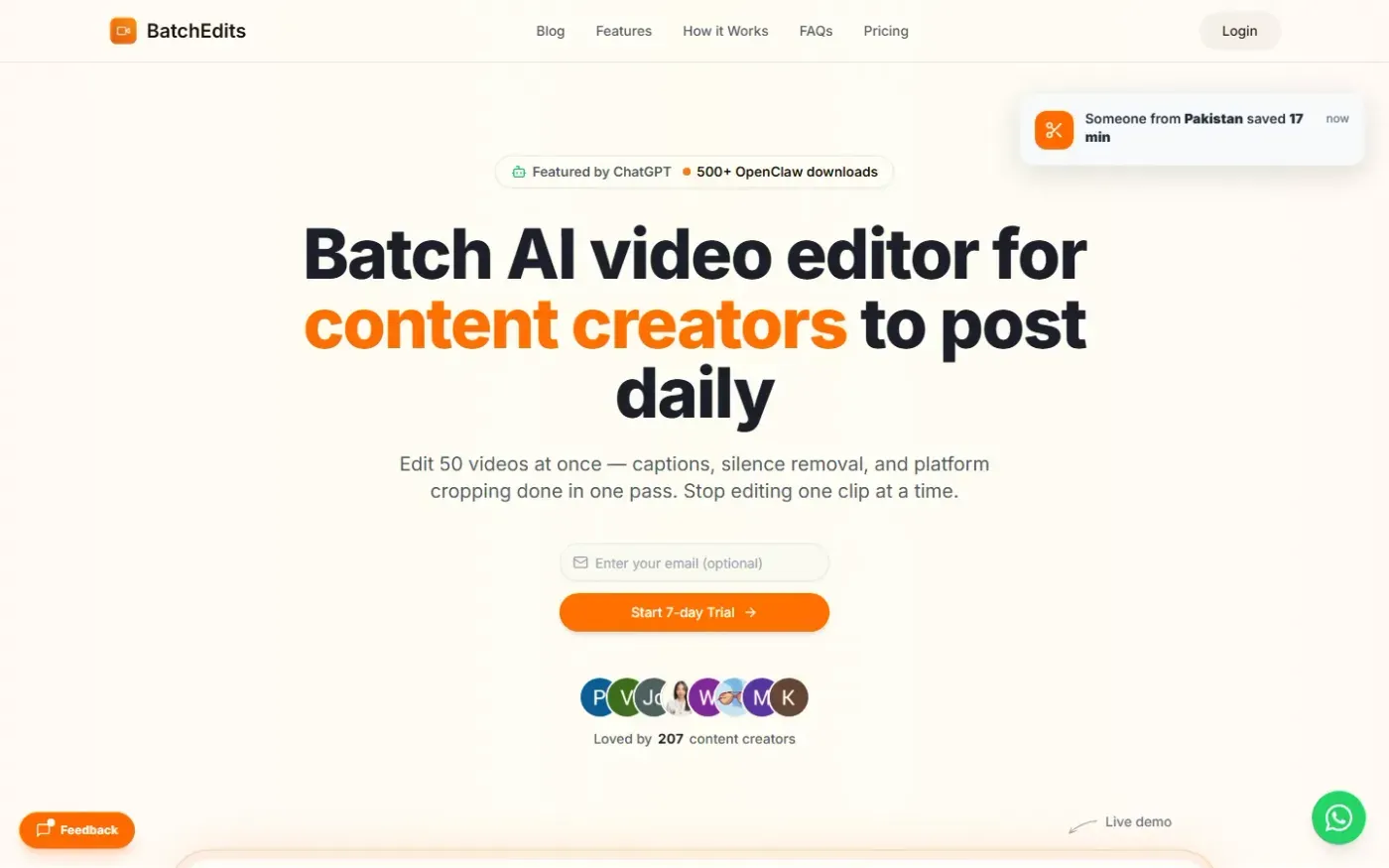 Batchedits — Home page
