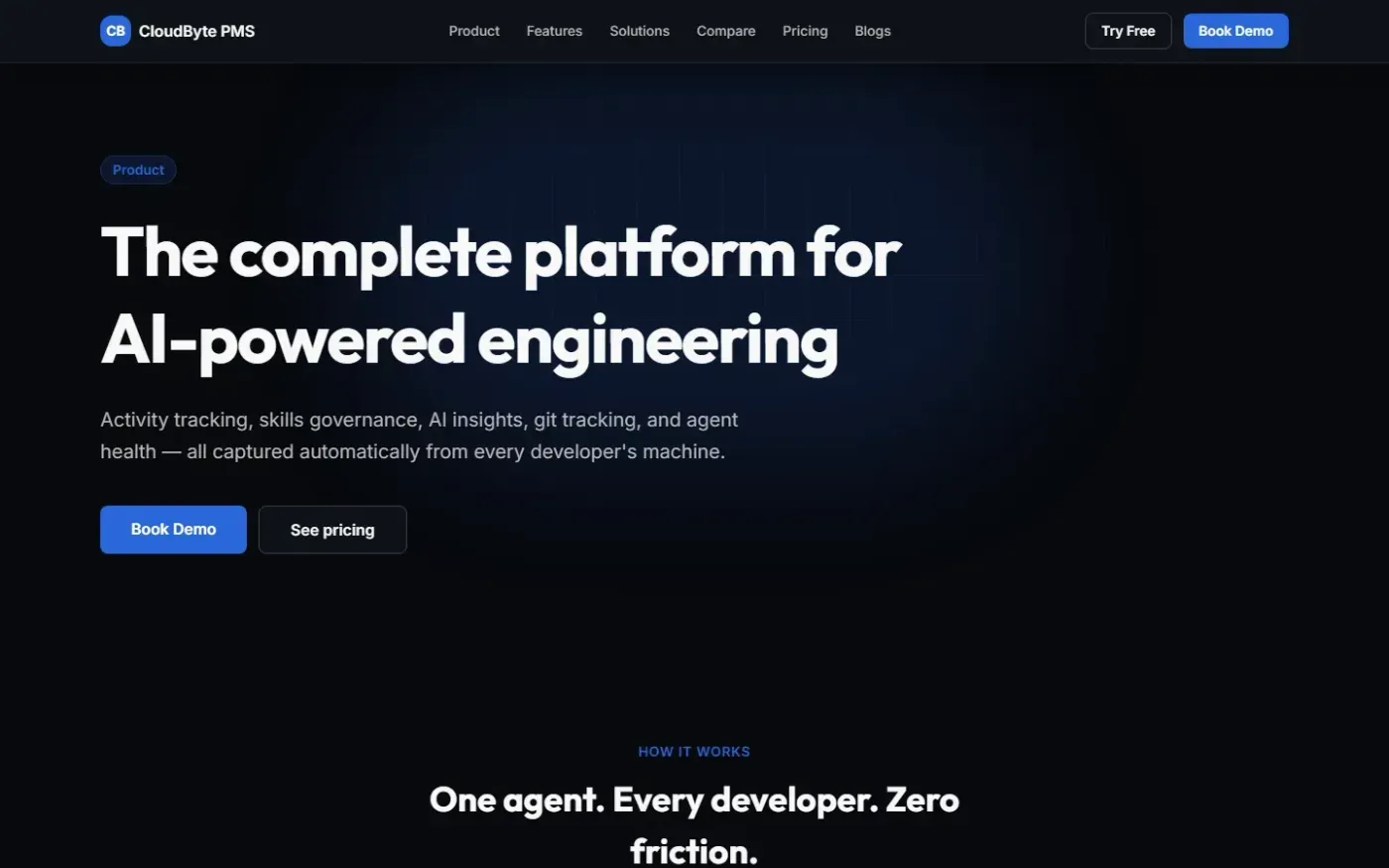 Cloudbyte — Product page
