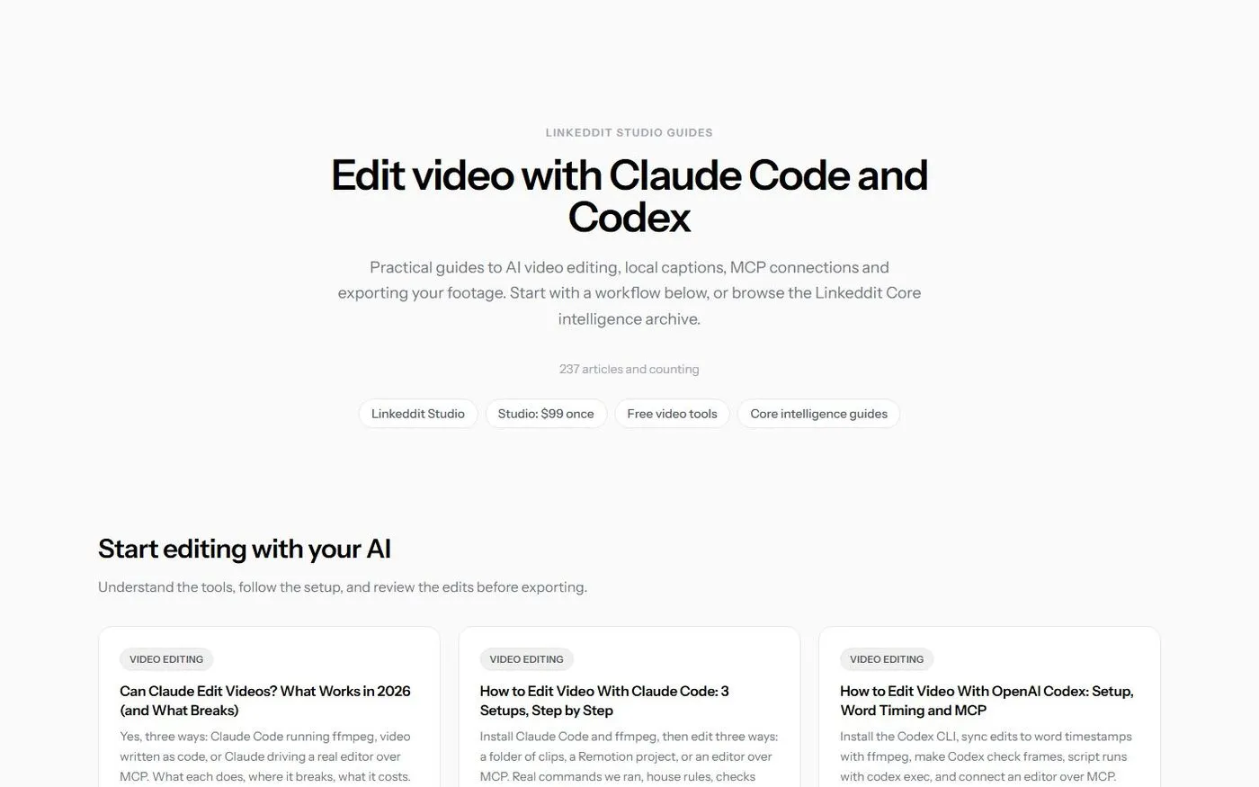 Linkeddit — Blog page