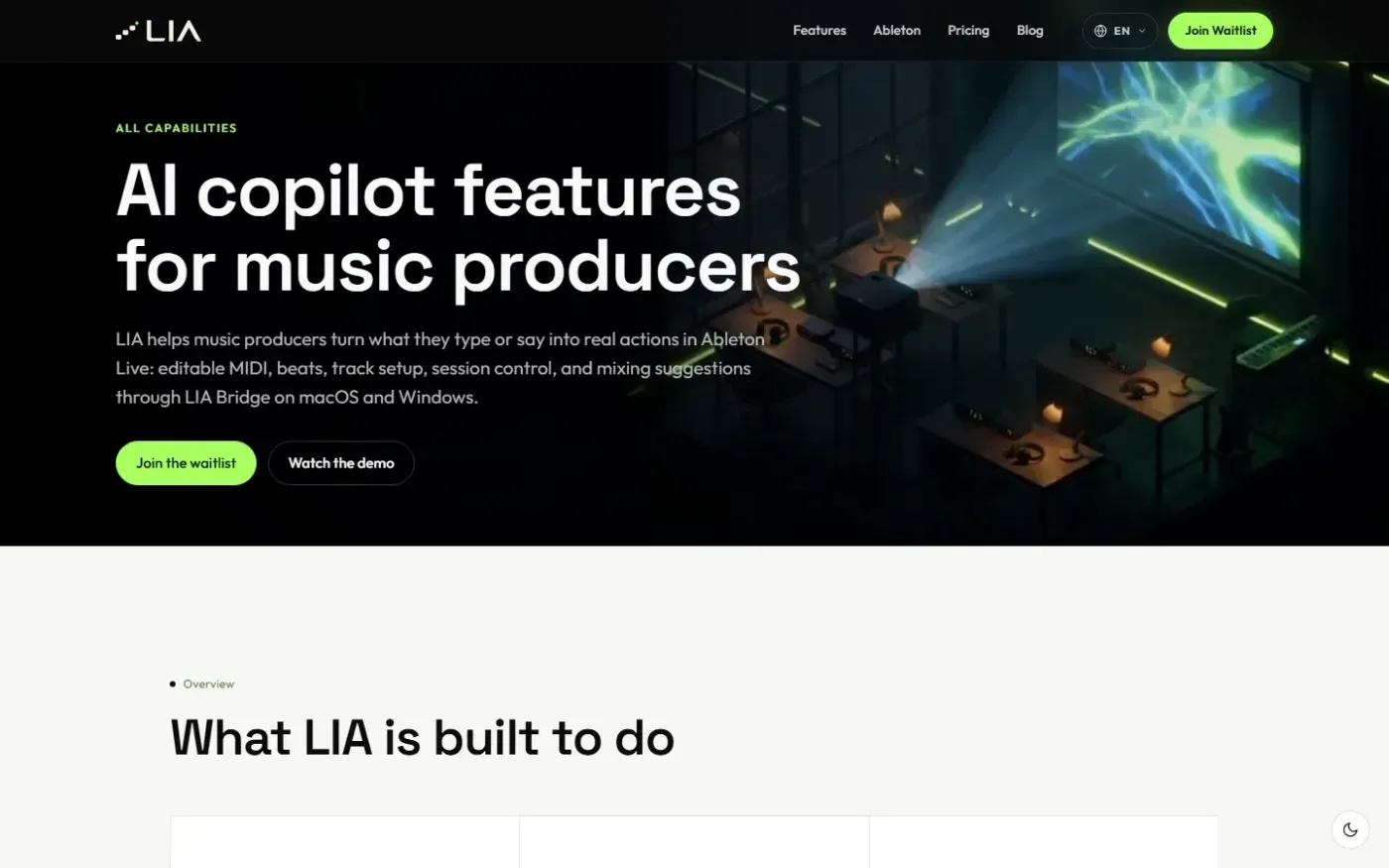 Liaplugin — Features page