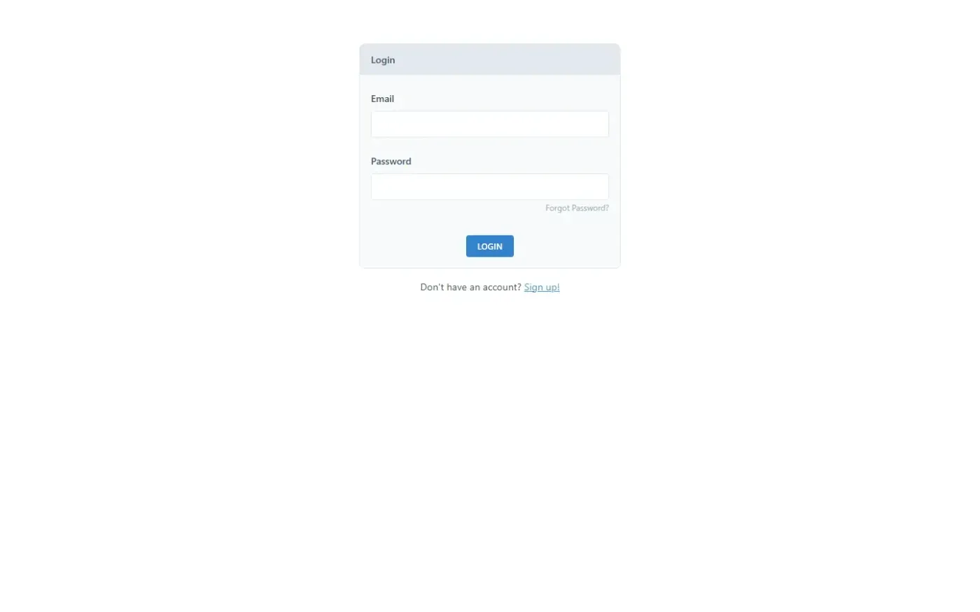 Textgpt — Login page