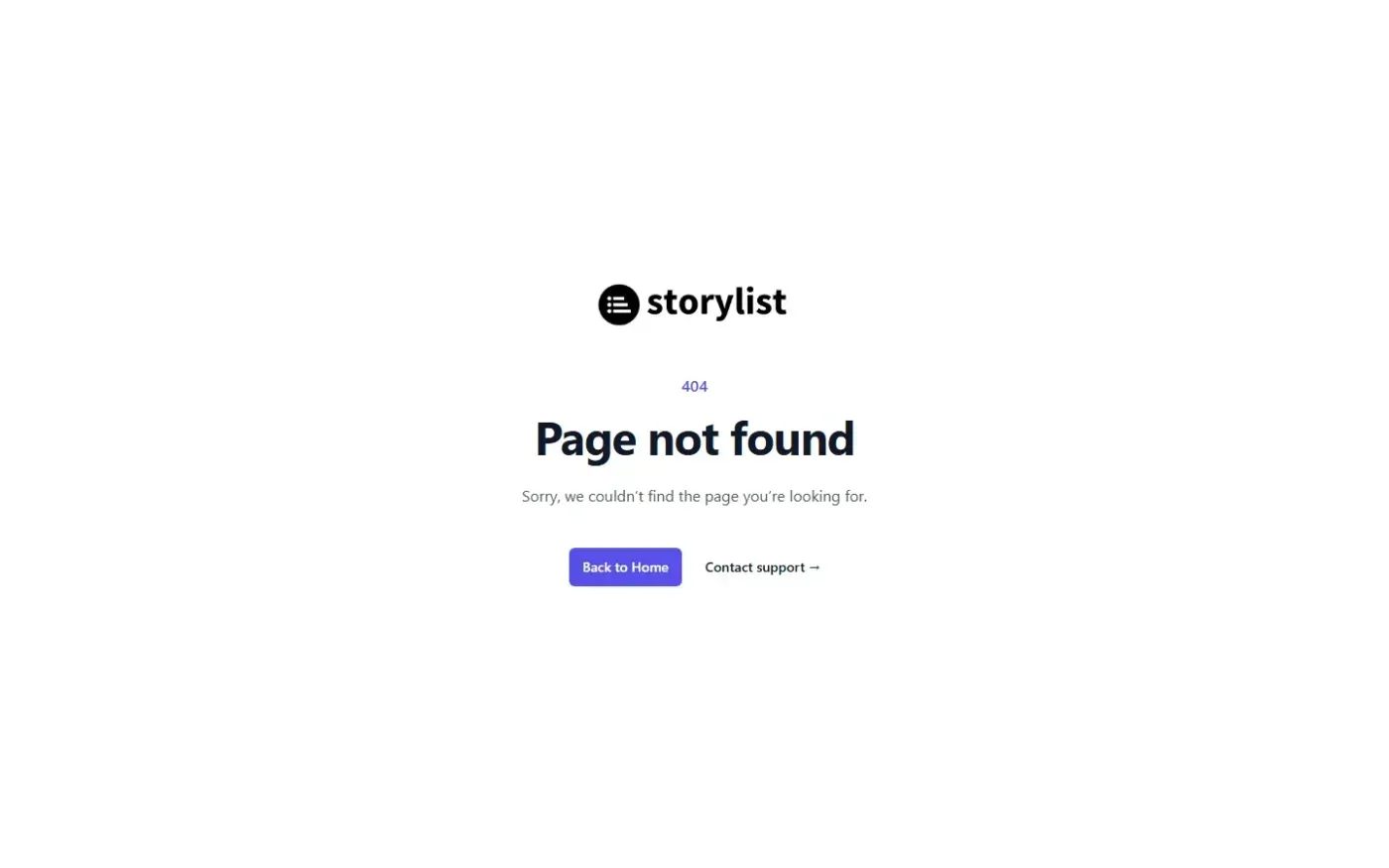 Storylist — Features page