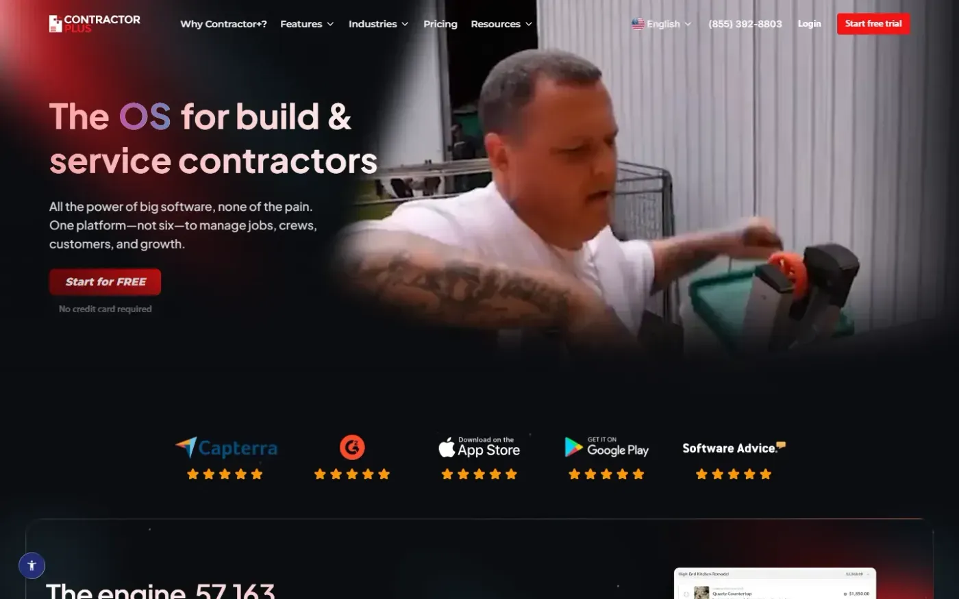 Contractorplus — Home page