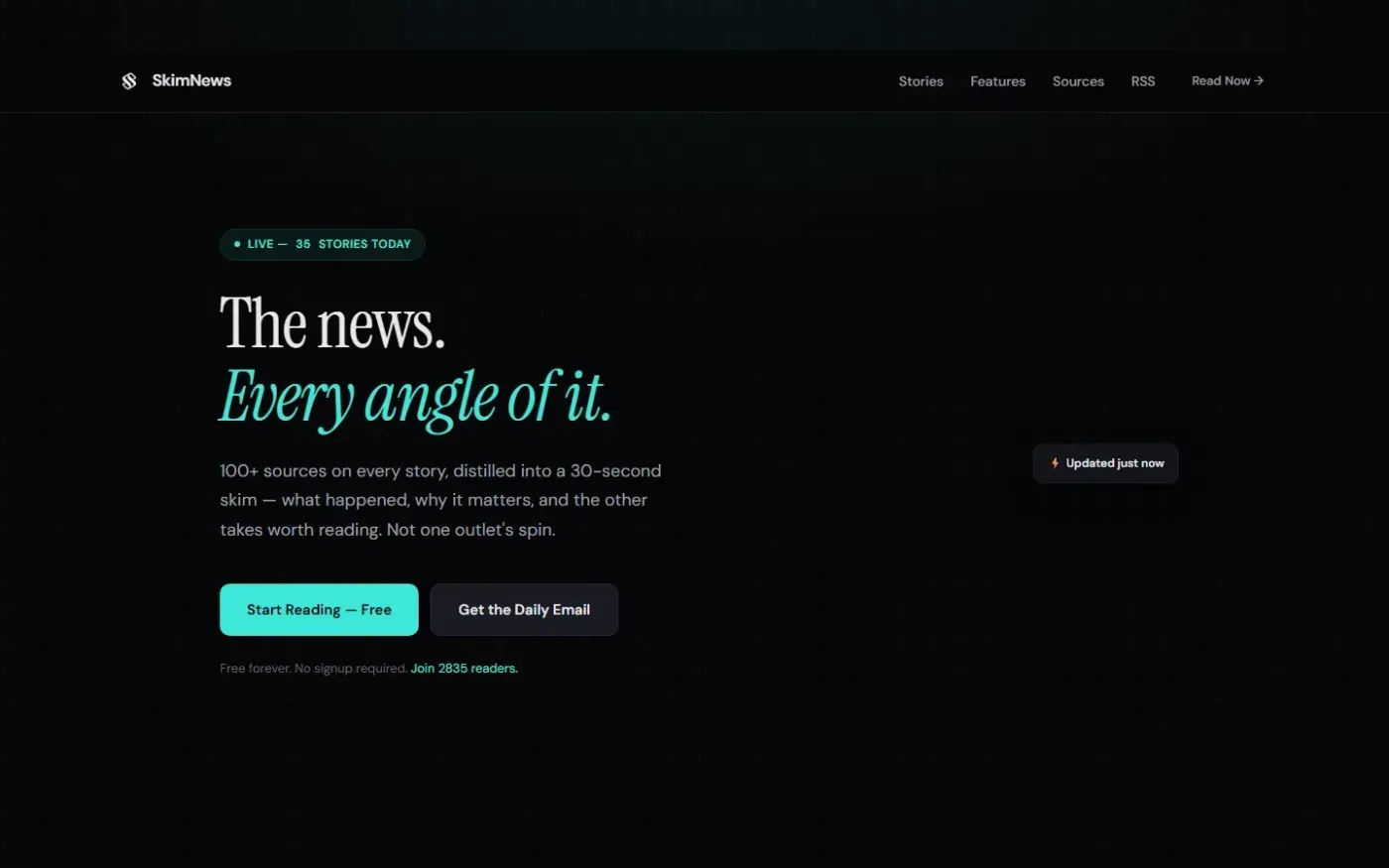 Skimnews — Home page