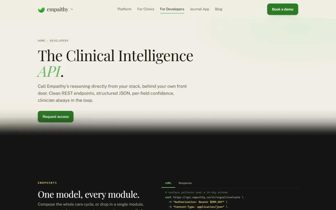 Empaithy — Developers page