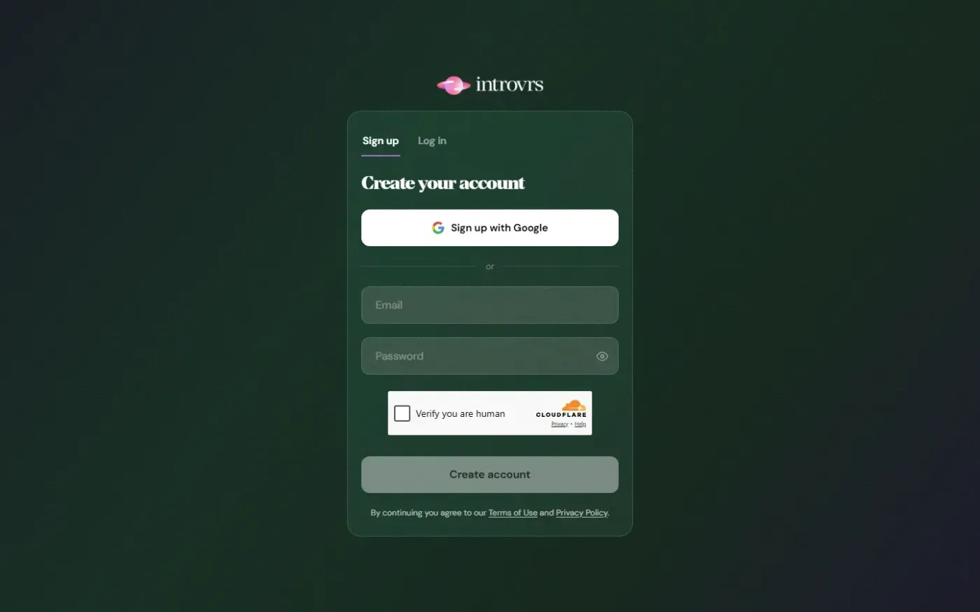 Introvrs — Home page